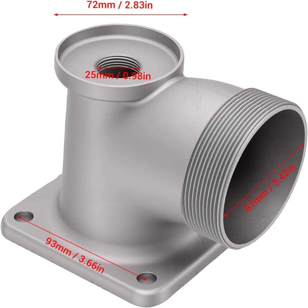 Rustproof Thread Cast Aluminum Outlet Pump Discharge Outlet Water Discharge System