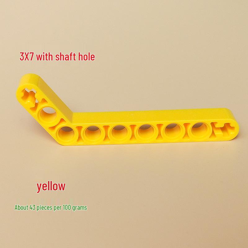 32271 Совместимая изогнутая балка 3x7 и 9 отверстий для Lego, Строительные блоки для роботов, Образовательные технологические аксессуары, Игрушки для свободной сборки
