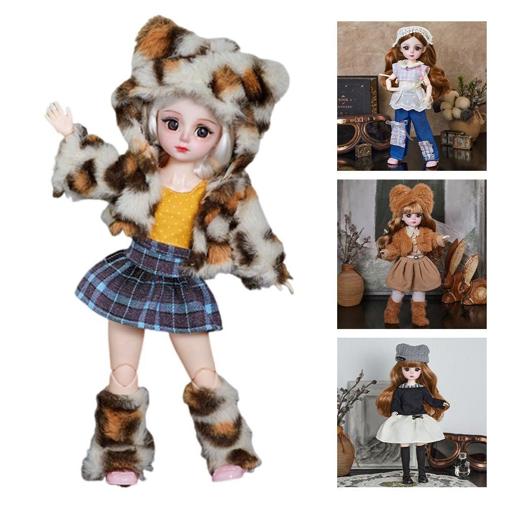 1/6 Scale Doll Lolita Skirt 30cm Size Sweater Coat Pretty Sweater Doll Outfit Set Girls Toys