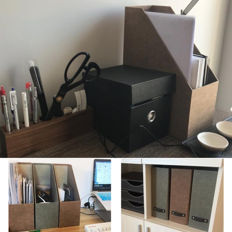 Экологичный вертикальный настольный держатель для файлов, наклонный держатель для книг, DIY индексные вкладки, персонализированный держатель для файлов для школы, дома