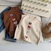 Children'S Vest Autumn Children'S Clothing Bear Embroidered Wool Vest Boys Sweater Base Tide My0025