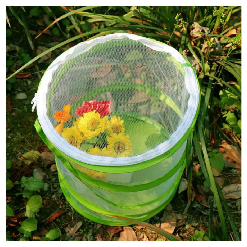 Outdoor Mesh Bird Trap With Zipper Cover For Pet Birds And Butterfly Collection