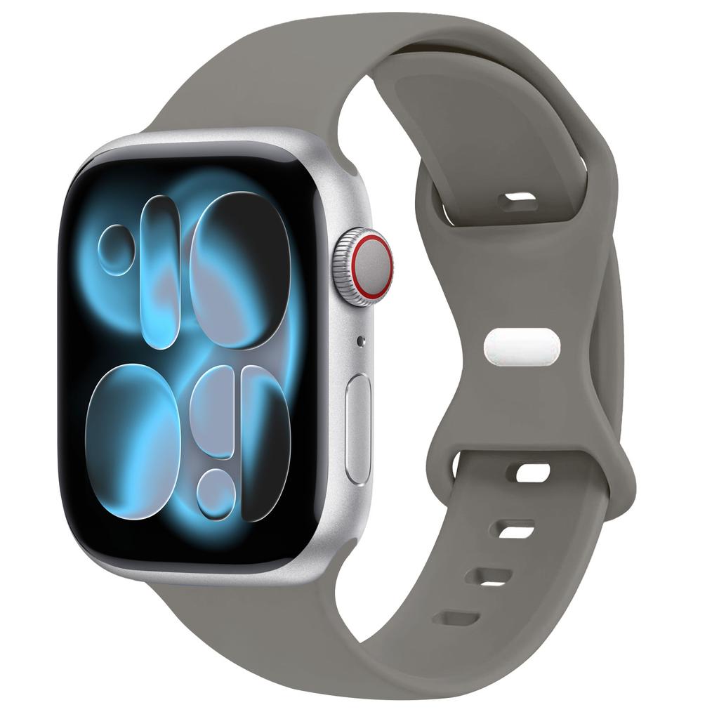 Спортивный силиконовый ремешок для Apple Watch Bands 40мм 44мм 46мм 45мм 41мм 49 42мм Correa Браслет iWatch серия 10 11 9 8 7 ultra 3 SE