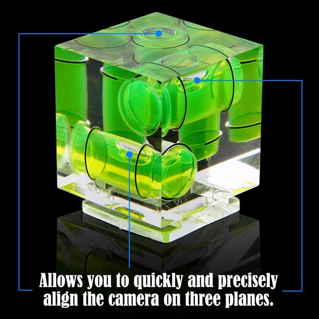 Тройной 3-осевой пузырьковый уровень, совместимый с цифровыми зеркальными фотокамерами Canon Nikon Pentax