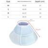 Soft Pet Protective Collar Clear Cat Elizabethan Ring Reusable Cat Recovery Cone Collar  for Neck