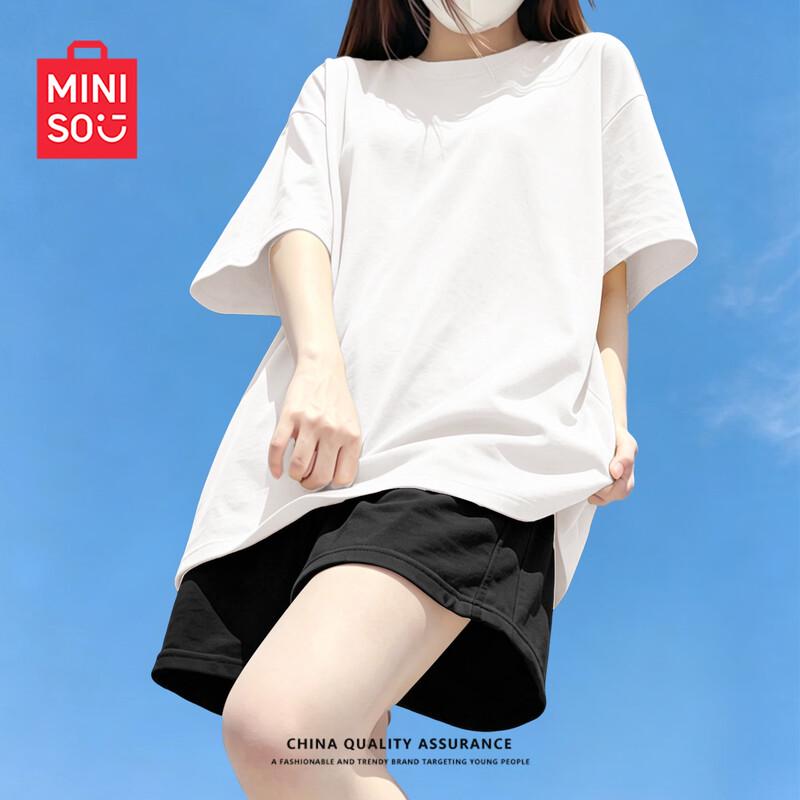 MINISO Women's Summer Short Sleeve & Shorts Sport Set