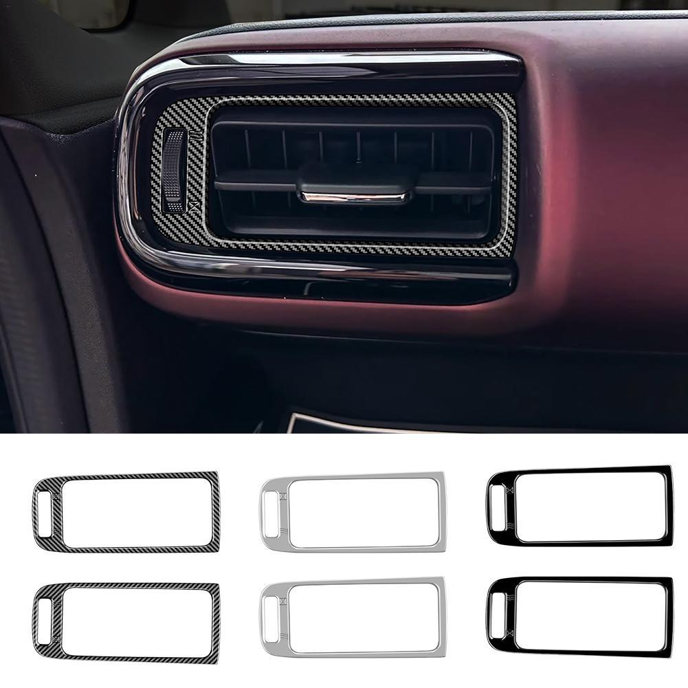 Car Back Rear Air Condition Outlet Vent Frame Cover Trim Interior Decoration For Suzuki Spacia Custom 2024 Modified