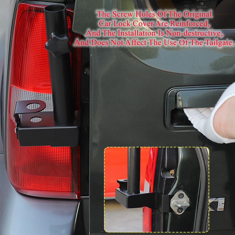 Автомобильное запасное колесо, кронштейн антенны, задняя дверь, кронштейн для флагштока, держатель для флагштока, подставка для Suzuki Jimny 2007-2017, экстерьер