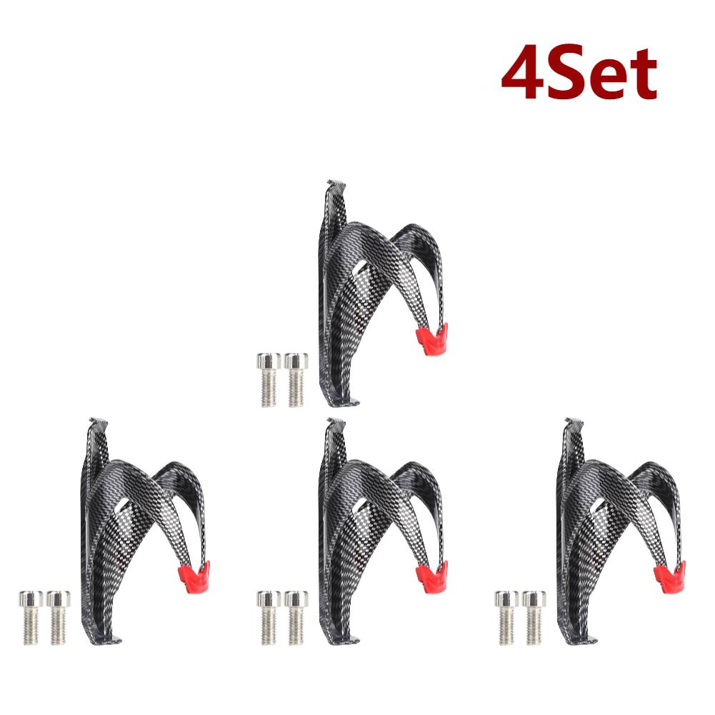 1-5Set Full Carbon Fiber Bicycle Ultralig Water Bottle Cage MTB Road Bike Bottle Holder for Portable Outdoor Cycling Equipment