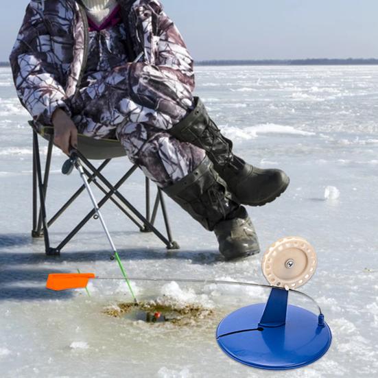 Флажок для зимней рыбалки Прочный Морозостойкий Синий Уличный Зимний Речной Плавающий Флажок для удочки для рыбалки