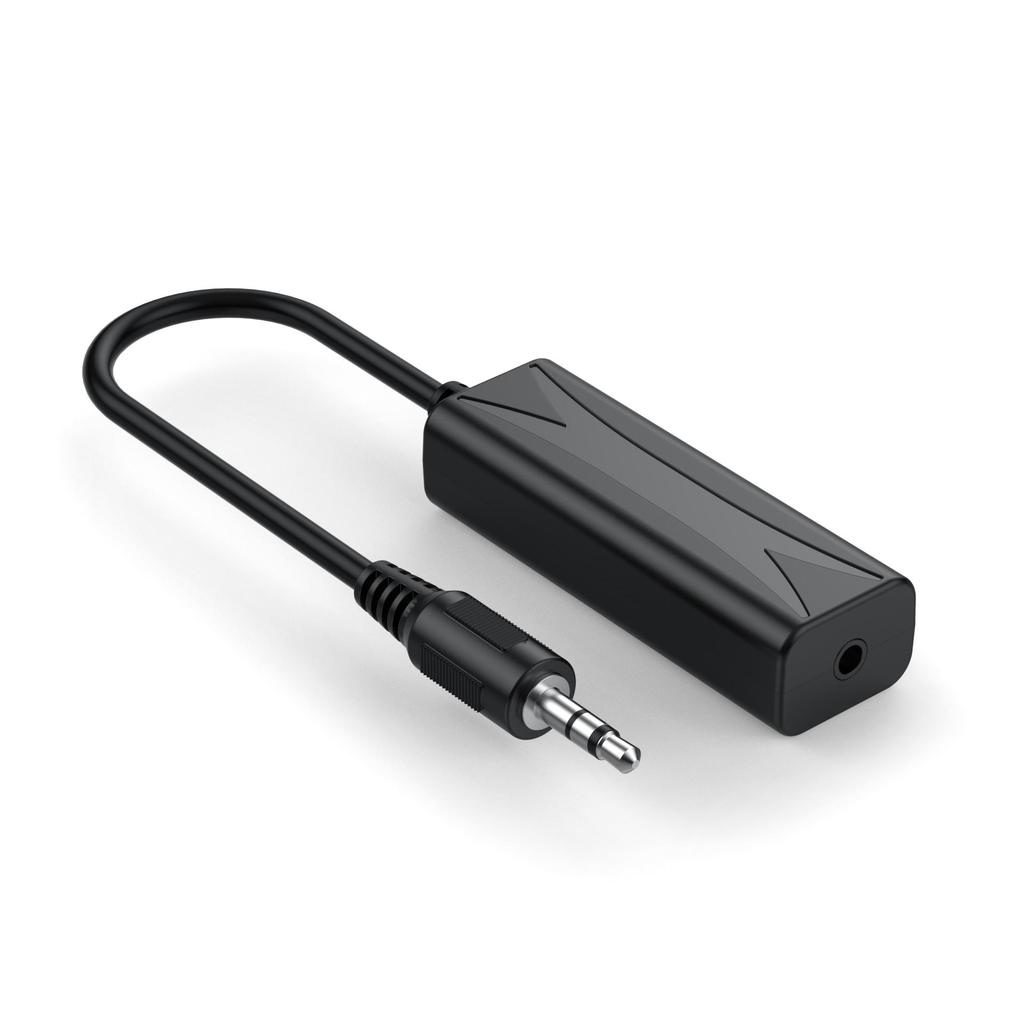 3.5mm Aux Audio Noise Filter Speaker Line Ground Loop Noise Isolator Eliminate for Car Stereo Audio System Home Stereo Car Accessories