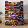 1pc Mcqueen Car Adventure Flannel Blanket Soft Warm Throw Blanket for Bedroom Living Room Bed Travel Camping Picnic Gift. M730030