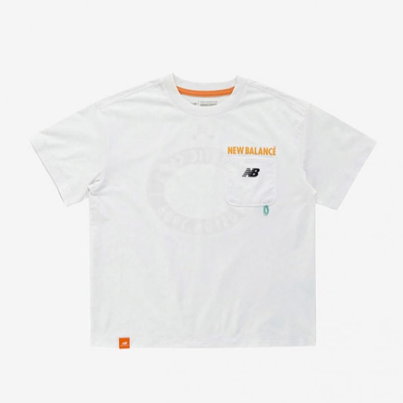 New Balance Детский тканый комплект с иллюстрацией и двумя карманами Nk9ye2402u 59 футболка с коротким рукавом