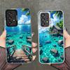 Летний пляж Море Пальма Отпуск Ударопрочный чехол для телефона для Samsung A17 A16 A15 A14 A37 A57 A36 A56 A26 A35 A55 A25 A34 A54 A2