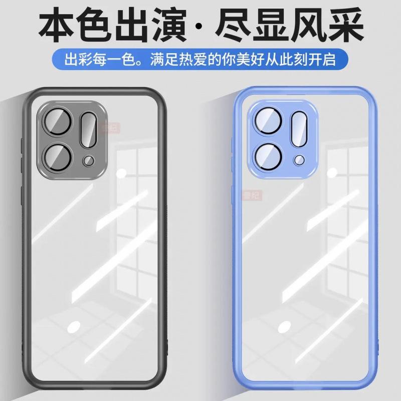 Подходит для чехла мобильного телефона opporeno11pro, новый прозрачный силиконовый чехол reno11 с защитой объектива, всесторонний, противоударный, мягкий