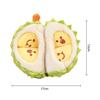Durian Plush Toy Detachable Fruit Doll Soft Durian Pillow Cute Peeling