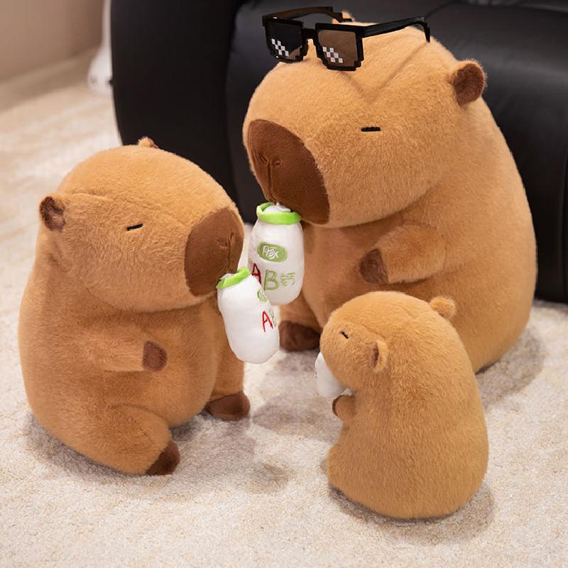 Capybara Bottle Ab Dress Up Cartoon Plush Toys Childres Birthday Dolls Gifts