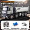 HUINA 1536Pro Сплавной Радиоуправляемый Самосвал 1/14 13-канальный Тяжелый Строительный Транспорт Игрушка 8-колесная Машина на Радиоуправлении со Светом Радиоуправляемые Грузовики