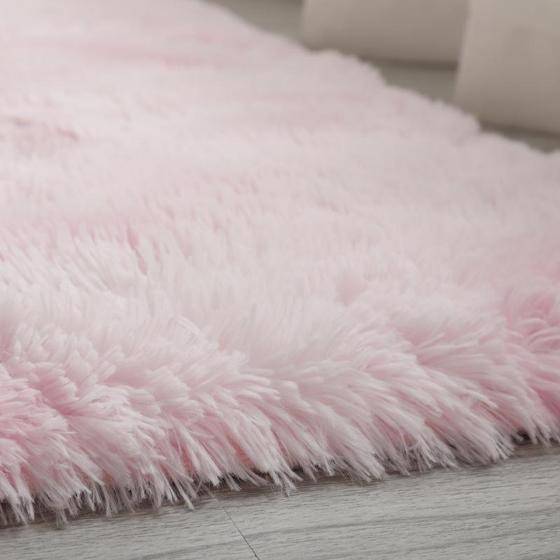 Ковры для большой гостиной 160x230 Тумбочки Спальня Напольное покрытие Коврики Розовый пушистый интерьер Вход Журнальные столики Коврики