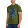Godzillaed Rise From The Depths T-Shirt Men Round Neck Cotton T Shirts Short Sleeve Tops Printed Clothing
