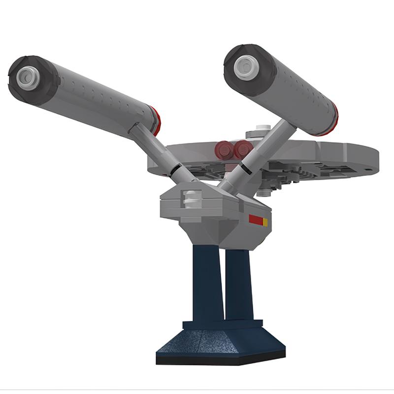 Мир Космических Кораблей 6021 Модель из Строительных Блоков USS Enterprise NCC-1701 MOC