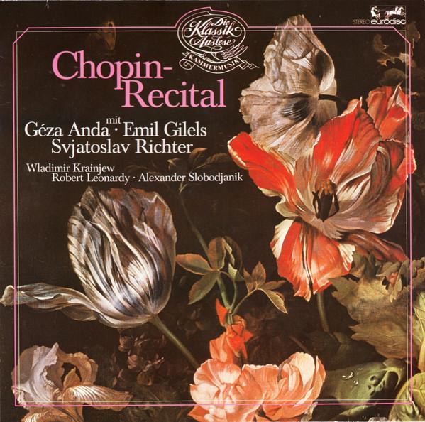 Виниловая пластинка ФРЕДЕРИК ШОПЕН ChopinRecital 25947HK MelodiaEurodis Германия Классика Б/у