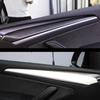 Heenvn For Tesla Model 3 2017-2023 Model Y 2021-2024 Carbon Fiber ABS Car Center Console Trim Door Side Dashboard Decor Cover