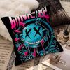 B-Blink 182 Rock Band Cushion Cover Car Throw Pillow Case For Sofa Car Christmas Gift 40X40Cm 45X45Cm