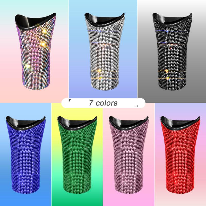 Блестящий автомобильный держатель для зонта со стразами, водостойкая коробка для хранения, складной органайзер для зонтов, универсальные автоинструменты для автомобиля