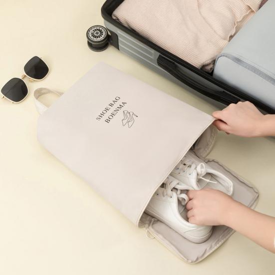 Сумка для хранения обуви с ручкой на молнии, моющаяся, пыленепроницаемая, водонепроницаемая, портативная дорожная сумка большой емкости для организации обуви