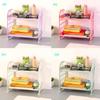 Double Table Top Shelf Cosmetic Storage Rack Kitchen Storage Rack