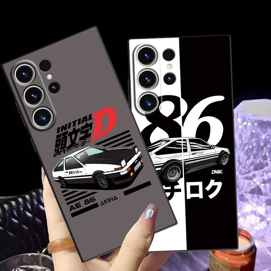 Чехол для Samsung Galaxy S25 S23 S26 S24 Plus S10 S9 Note 20 8 9 10 S20 Ultra S21 FE Funda Чехол для телефона Япония Initial D