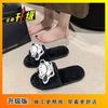 2025 Autumn and Winter New Indoor Furniture Cute Non-slip Warm Fluffy Slippers Versatile Cartoon Dog Cotton Slippers Women