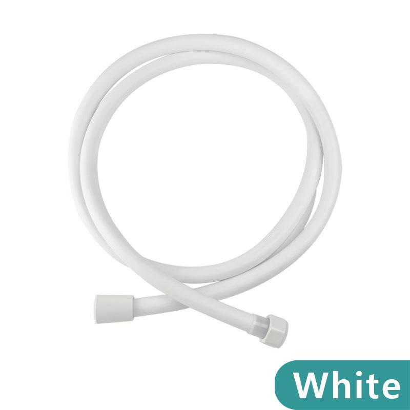1.5m Flexible PVC Shower Hose G1/2 Connector Durable Anti-Rust Leak-Proof Gray Bathroom Pipe for Handheld Shower Head Accessorie