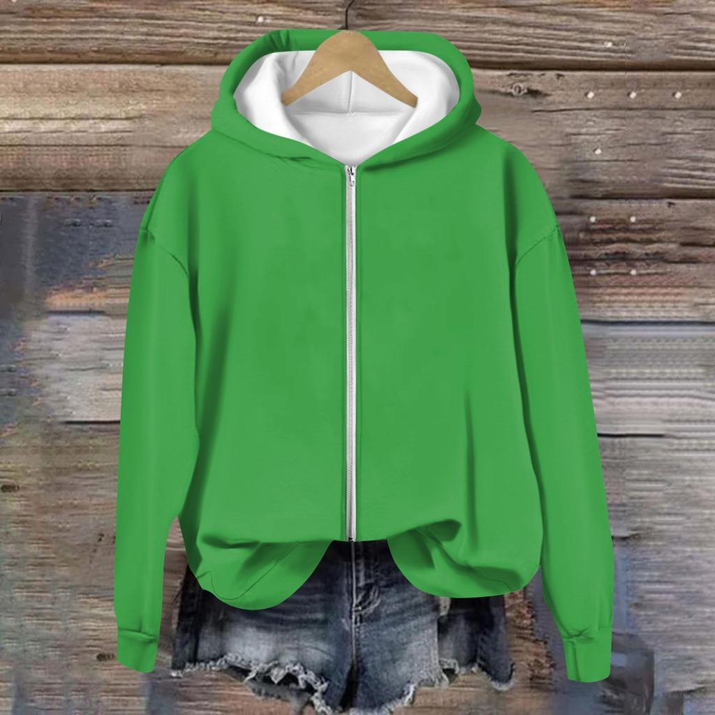 Куртки женские с длинным рукавом на молнии с принтом верхняя одежда повседневные куртки