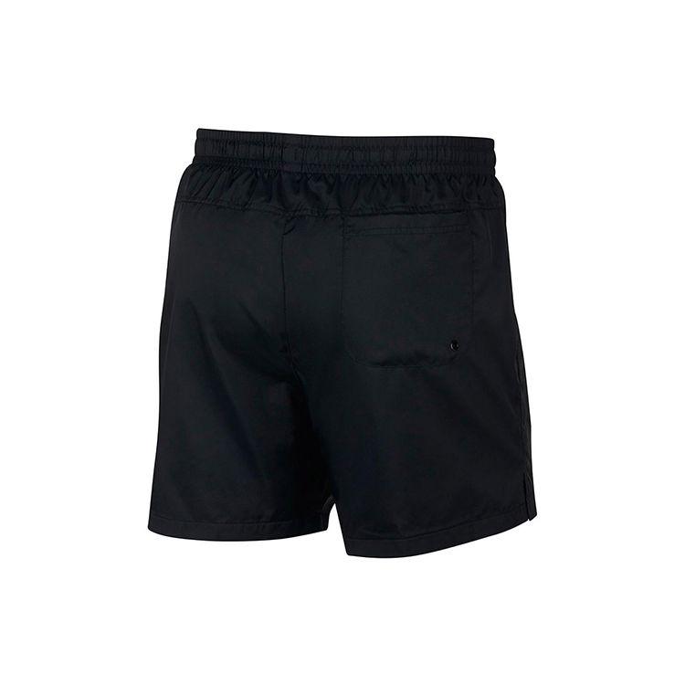 Nike Club Woven Flow Shorts Black/White Men Bottoms AR2382-010