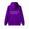 Aesthetic Hoodie with Words On Back Unisex Trendy Hoodies Mental Health Matters Letter Print Hoodie Mental Health Awareness Pullover