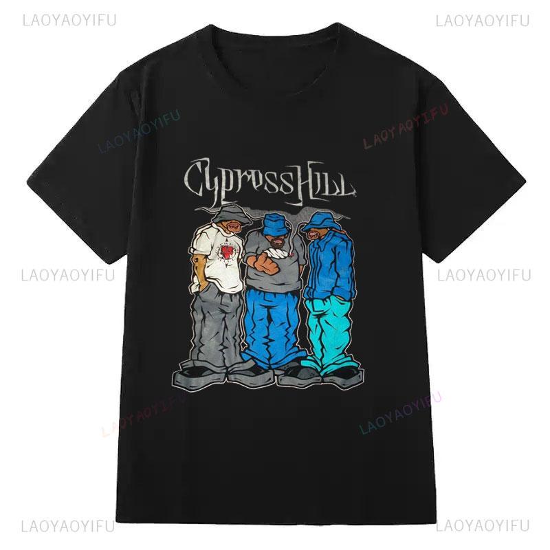 Playera Cypress Hill Skull Compass Official Tee TShirt Unisexs Unisex Goth Y2k Clothes Short Sleeve Vintage Cool Casual Unisex Shirts