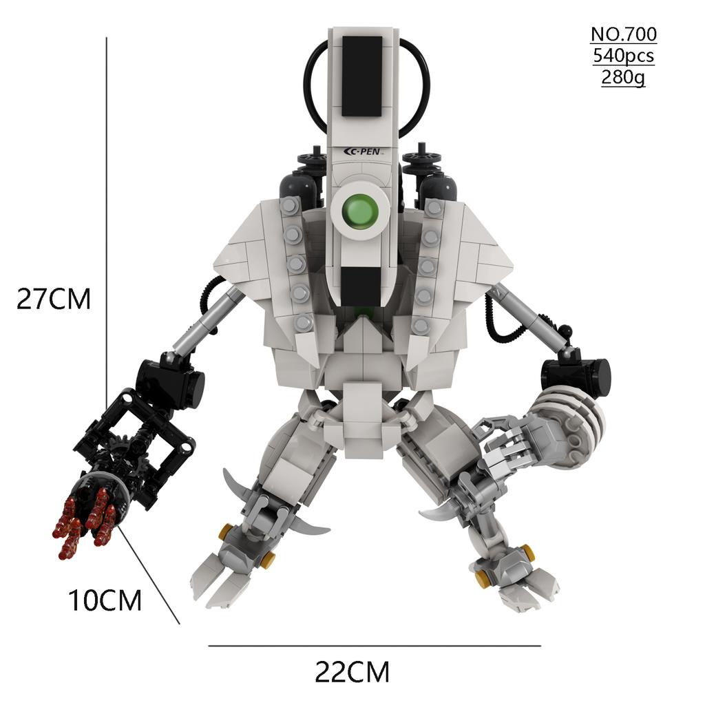 MOC Туалетный человек Скибиди Строительные блоки Титан Спикермен против Карандашных людей Модель Кирпичи Игрушки для детей Рождественский подарок