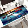 UFO Robo Grendizer2 Тема Премиум Нескользящий Коврик для Мыши со Прошитыми Краями, Прочный Резиновый Материал, для Рабочего Стола и Игр Отличные Подарки