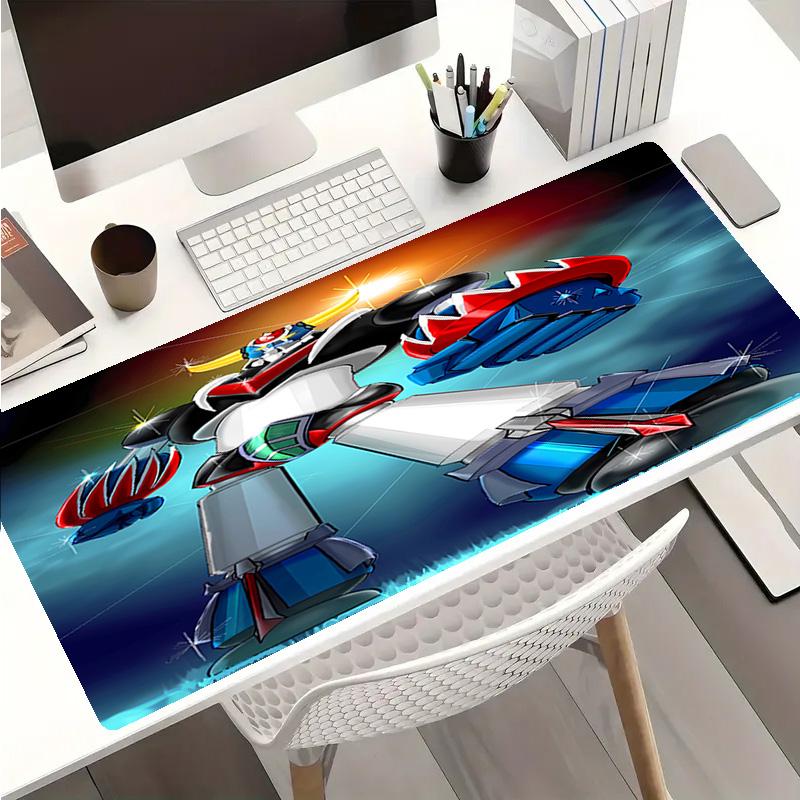 UFO Robo Grendizer2 Тема Премиум Нескользящий Коврик для Мыши со Прошитыми Краями, Прочный Резиновый Материал, для Рабочего Стола и Игр Отличные Подарки