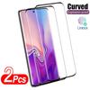 2 шт. изогнутое закаленное защитное стекло для экрана Samsung Galaxy S22 S20 S23 S24 Plus Ultra S21 FE Note 9 10 20 Plus S10 S9 стекло