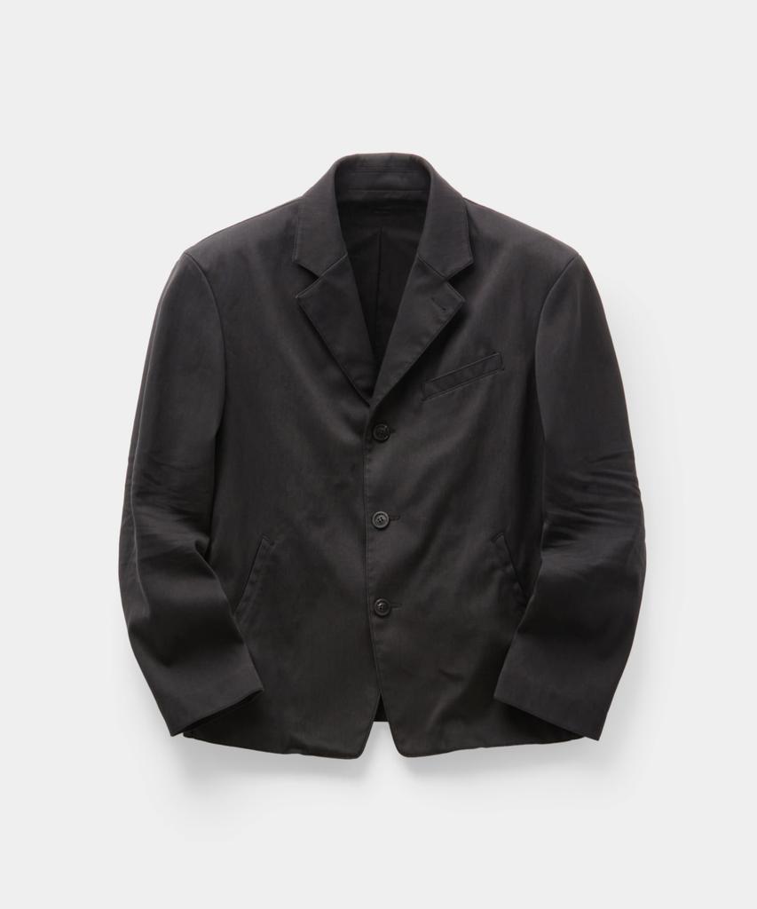 COOR Embossed Washed Blazer (Washed Black)