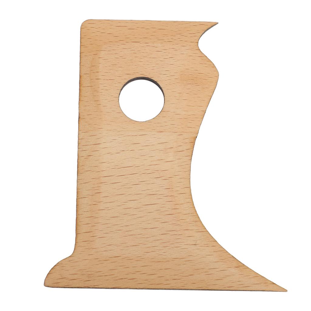 7Pcs Pottery Clay Foot Shaper Beech Wood Trimming Tools Ceramic Supplies for Carving Molding S