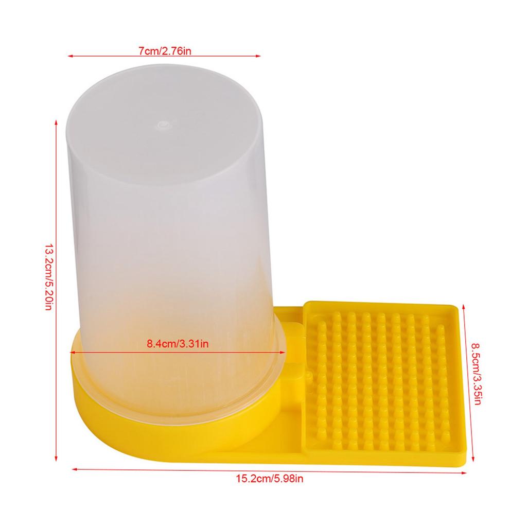 Bee Feeder Plastic Drinking Bowl, Lightweight for Beehive Entrance Feeder, sy to Use and