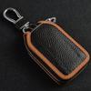 Car Key Fob Case Cover Leather Zipper Protector Keychain Storage Bag Holder Keys Housekeeper