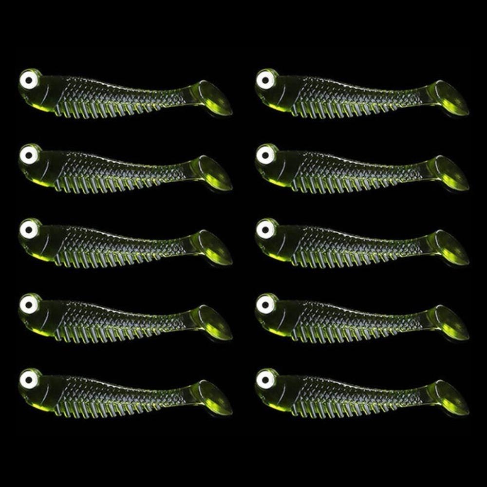 Fishing Bait For Bass Tackle Wobbler Swimbaits Luminous Fishing Lure Worm Artificial Silicone Bait
