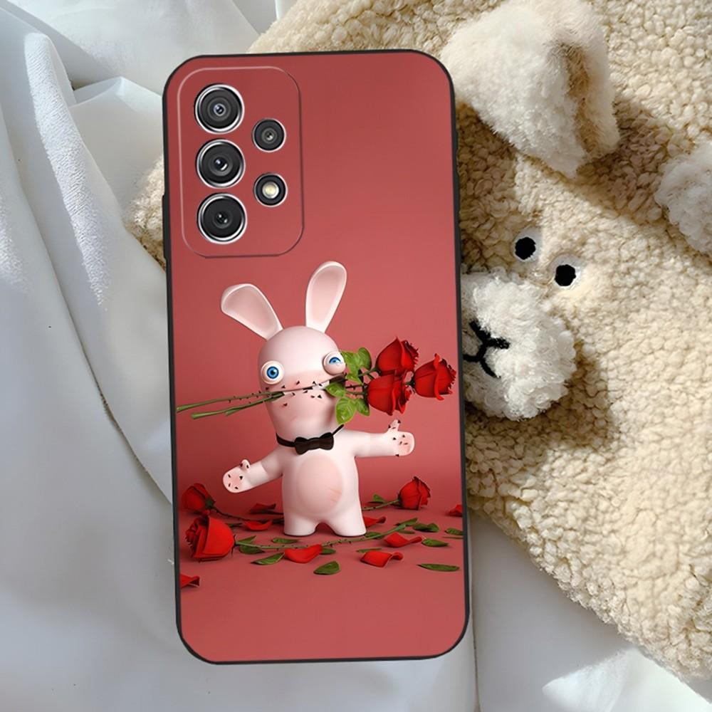 Raving Rabbids Phone Case for Sumsung Galaxy S24 S23 S22 S21 S20 A24 A34 A54 A53 N20 M54 Fe Plus Ultra Cover