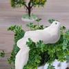 Bird Artificial Doves Indoors Outdoors Foam Home Ornament