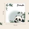 1 Piece Cartoon Adhesive Cute Kawaii Panda Notes Notepad Memo Pad Office School Supplies Stationery Sticker Decoration